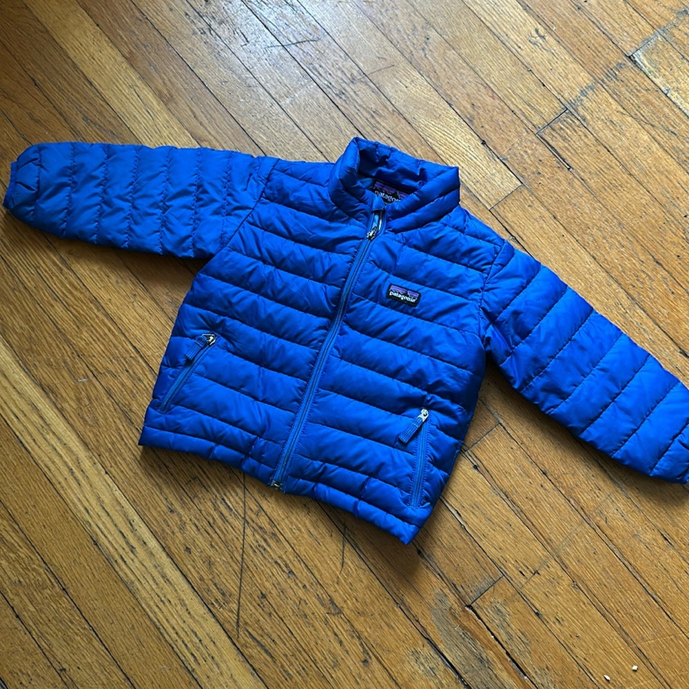 Blue Patagonia Puffer Toddler size 2T